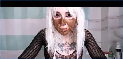 Extreme Scat and Femdom Food Play with Dirty Betty in Anal Coprophilia