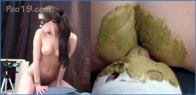 Milana Smelly Delivers a Nasty Puke Show with Messy Peeling Action