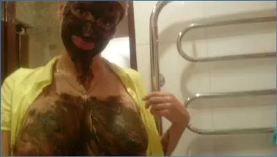 Brown Wife Dunks Head in Fresh Shit and Pisses on Her Face - Vile