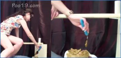 Milana Smelly's Extreme Shit and Vomit Show in Russian Style