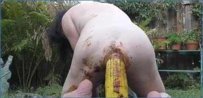 Dirtygardengirl Vomits, Smears Shit, and Masturbates in Stockings