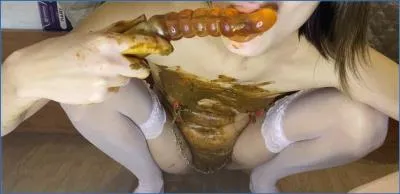 Veronika's Enema-Fueled Scat Vomit Orgy with Dildo and Speculum
