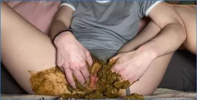 Sexandcandy18 Shits, Pukes, and Smears in Extreme Enema Fingering