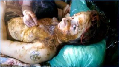 Astra Celestial Enemas and Shit Eats Her Way Through Wild Lesbian Scat