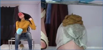 MilanaSmelly Smears Shit and Dominates a New Toilet Slave in Extreme
