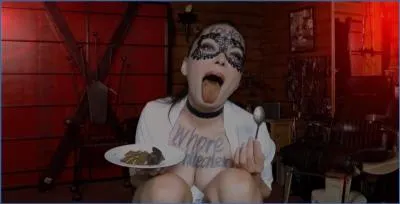 Scatlina - Extreme Prolapse and Big Shit Feast in Solo Trance Style