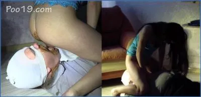 MilanaSmelly Dominates Her Partner with Smelly Facesitting and Piss