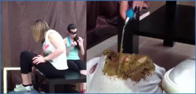 Milana Smelly's Morning Puke and Piss Drinking Spree - Scat Freak