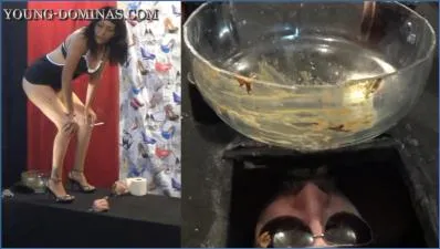 Stupid Slaves Dominates with Vile Farting and Puking in Spanish Scat