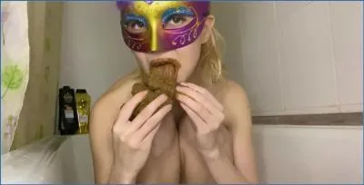 Veronika's Enema Induced Puke and Diarrhea Feast - Full-on Scat
