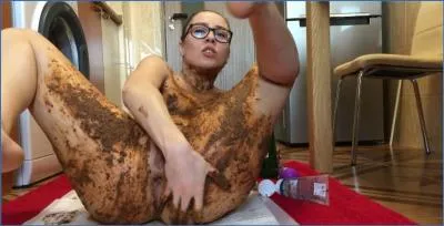Ella Gilbert Dominates the Toilet with Extreme Diarrhea and Dildo Play