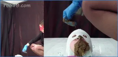 Milana Smelly Smears Heaps of Shit While Dominating Her Partner