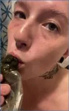 Missellie Drenched in Puke and Piss - Extreme Scat Vomit Porn
