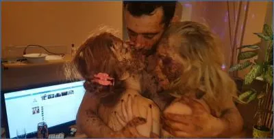 AstraCelestial Devours Shit and Dominates Wild Lesbian Orgy - Scat