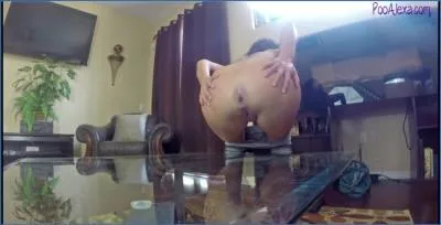 Pissing Movie with Alexa - Hard Poop & Tons Of Farts