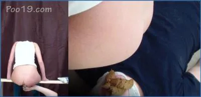 Slave swallows menstruation with shit - MilanaSmelly Shit Eating