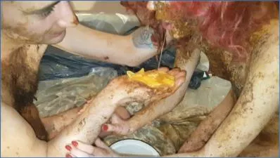 Astra Celestial in Christmas Shitty Massacre Part 7: Hardcore Lesbian Coprophilia Action