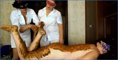 ModelNatalya94 Delivers Filthy Lesbian Smearing and Shit Eating in Massage For Lolita