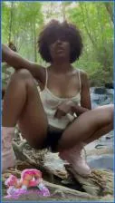 Saint Ziya's Extreme Kaviar mess: Pissing at a Waterfall with Copro and Toilet Play