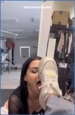 Kaitlyn Katsaros Fisting and Defecating Back Stage with Nuria