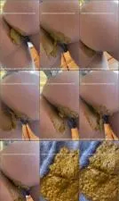 BrownSensation8 Mixes Anal Pooping with Heavy Kaviar in filthy Scat video