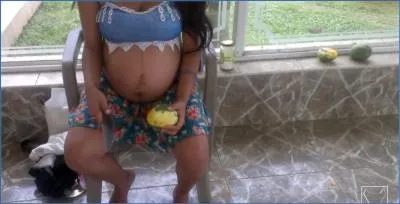 Scat Princess Performs Solo Scat And Pee While Pregnant
