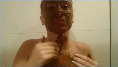 Brown wife pushes scat limits in Bathing in Shit Water Part 1 with vomit