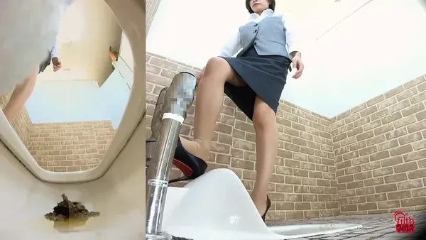 Toilet Clogged with Hefty Stinky Poops from Girls Unloading Nonstop